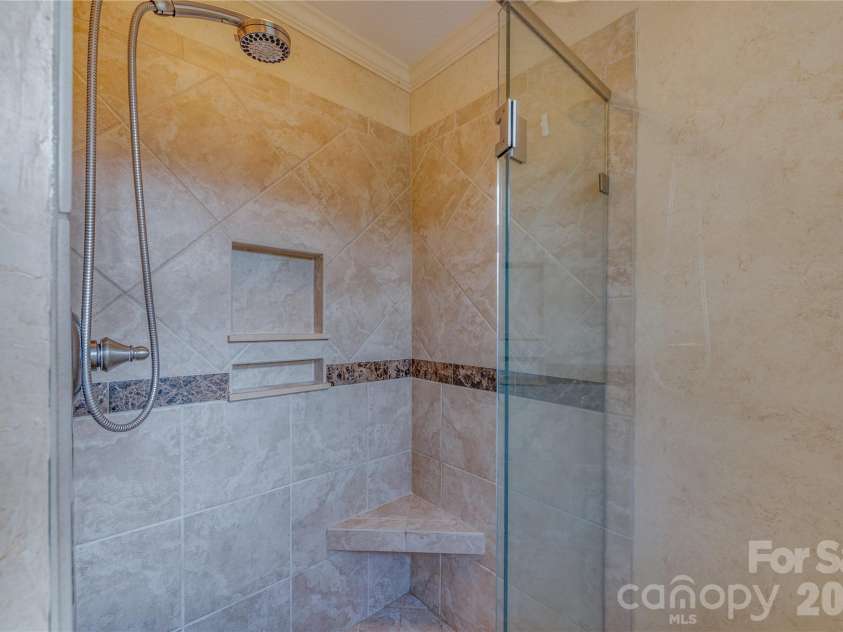 111 Kinwood Street, Morganton, NC 28655.  MLS# CAR4331530, YatesRealty ID 19711. Tiled Primary Shower