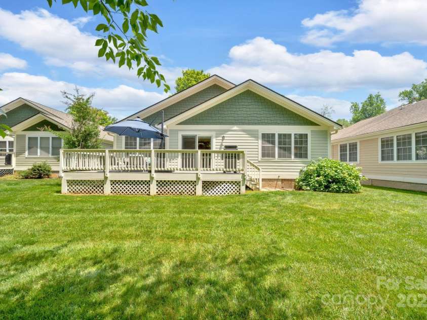 145 Fairway View Drive, Etowah, NC 28729.  MLS# CAR4267216, YatesRealty ID 19711. Backyard