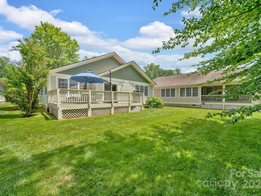 145 Fairway View Drive, Etowah, NC 28729.  MLS# CAR4267216, YatesRealty ID 19711. Backyard