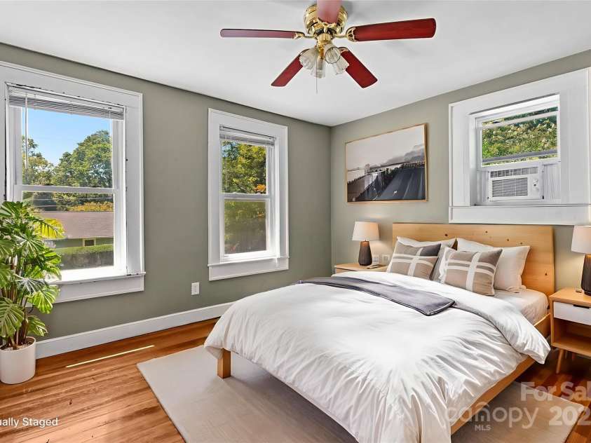 80 Laurel Avenue, Tryon, NC 28782.  MLS# CAR4299418, YatesRealty ID 1972. Second upstairs bedroom