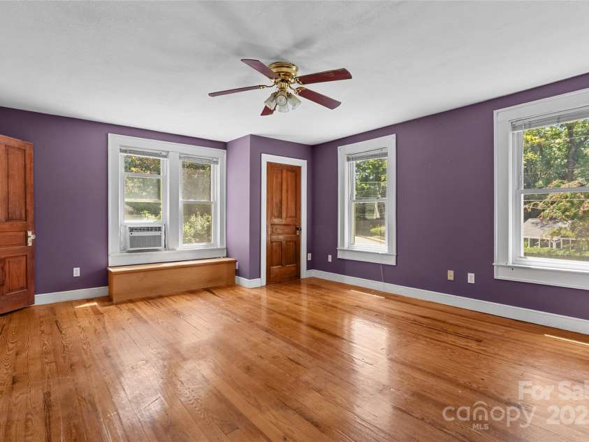 80 Laurel Avenue, Tryon, NC 28782.  MLS# CAR4299418, YatesRealty ID 1972. Upstairs bedroom.