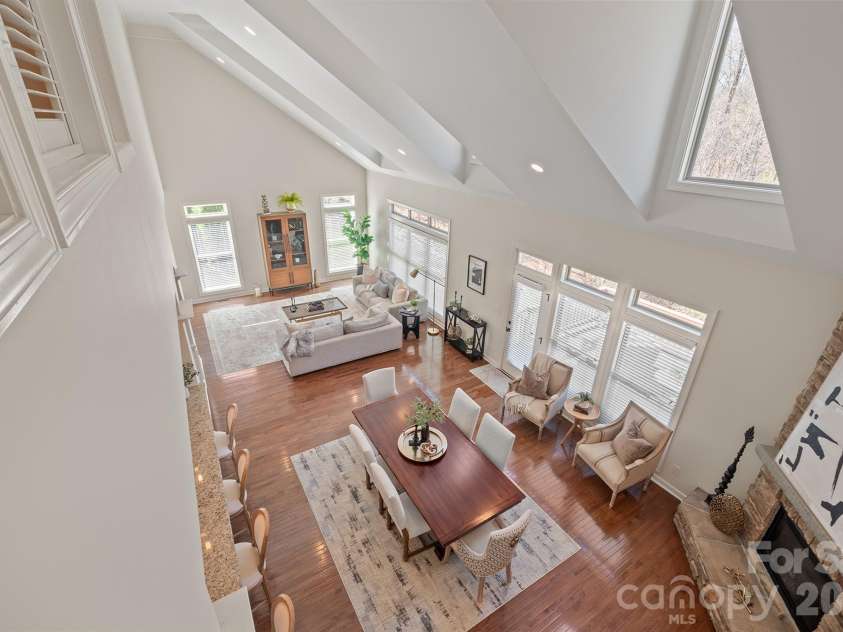 10620 Euclid Avenue, Concord, NC 28027.  MLS# CAR4354098, YatesRealty ID 19722. View from the loft opening