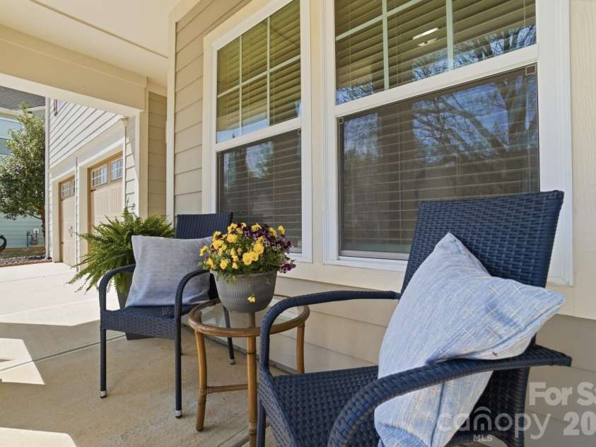 2153 Bluebell Way, Tega Cay, SC 29708.  MLS# CAR4363780, YatesRealty ID 19727. Front porch