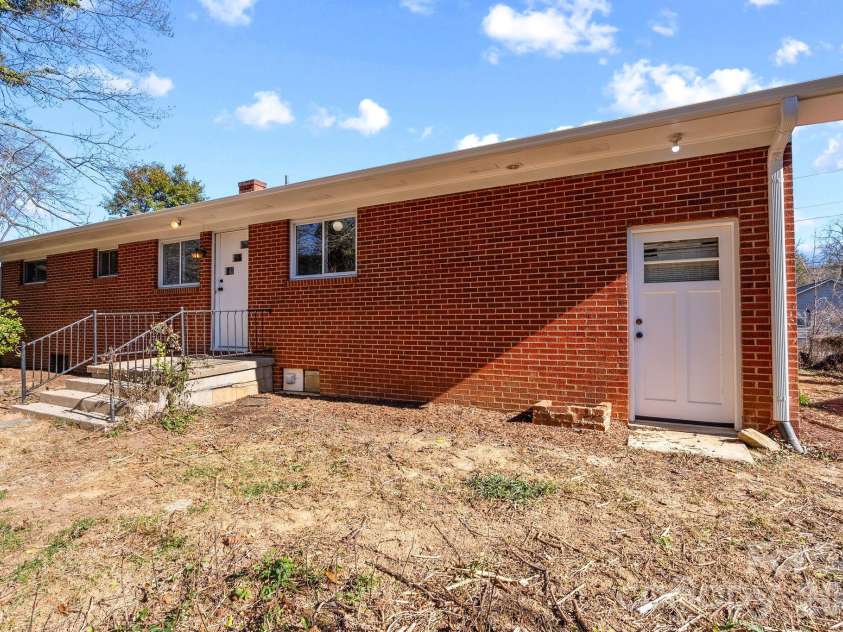 19 Browndale Road, Asheville, NC 28805.  MLS# CAR4338524, YatesRealty ID 19731. Back of home
