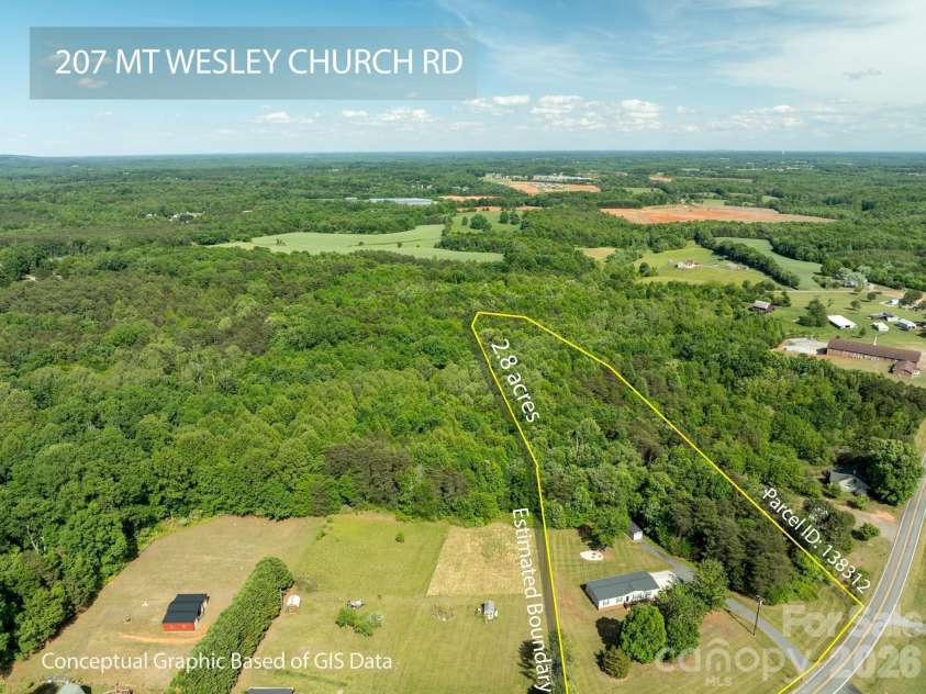 207 Mount Wesley Church Road, Hiddenite, NC 28636.  MLS# CAR4377041, YatesRealty ID 19732. 