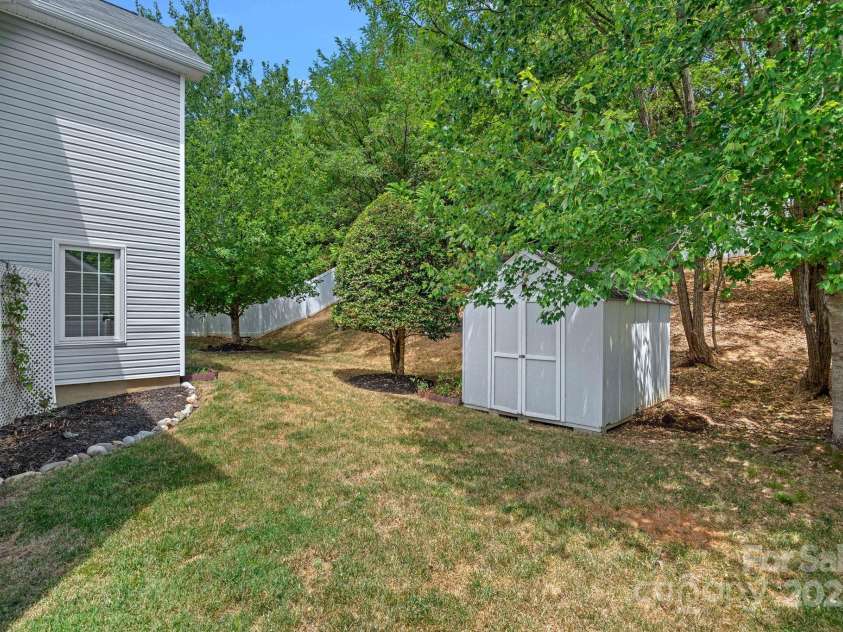 2043 Covered Bridge Court, Rock Hill, SC 29732.  MLS# CAR4285482, YatesRealty ID 19738. Storage shed