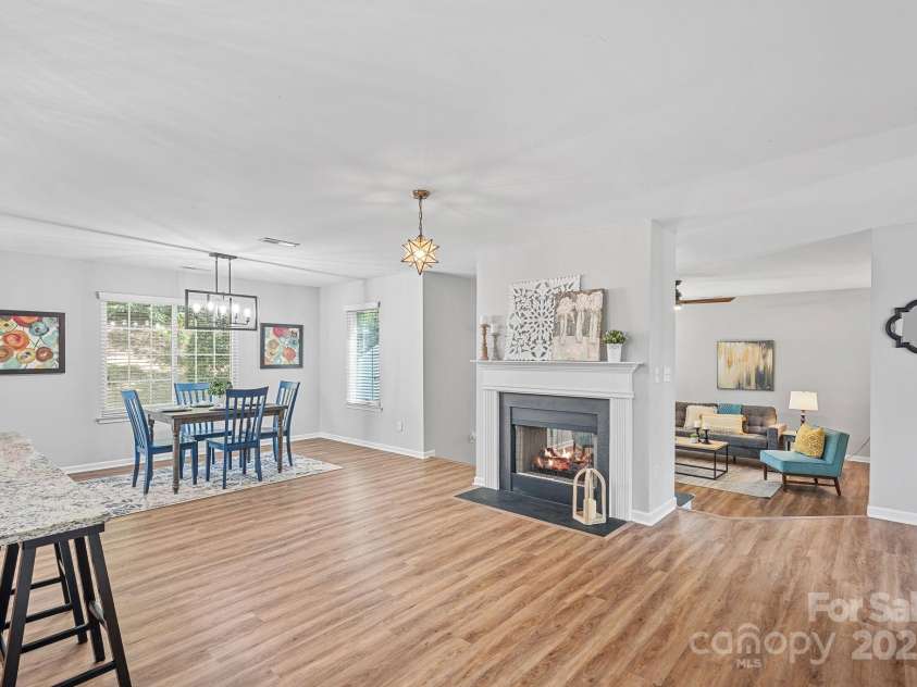 2043 Covered Bridge Court, Rock Hill, SC 29732.  MLS# CAR4285482, YatesRealty ID 19738. View of the Eat-in Breakfast room. NEW LVP Flooring on the entire main floor!