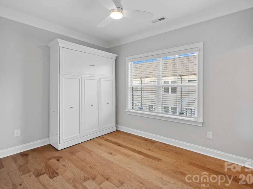 2543 Deacon Avenue, Charlotte, NC 28204.  MLS# CAR4375076, YatesRealty ID 19742. 3rd floor bedroom with Murphy Bed and ensuite