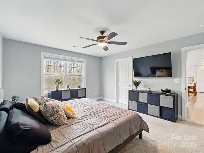 3018 Corinth Church Road, Monroe, NC 28112.  MLS# CAR4242550, YatesRealty ID 19771. Main bedroom