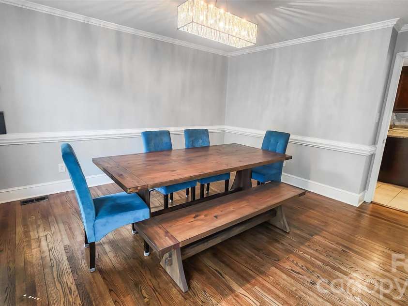 8331 Dunstaff Road, Charlotte, NC 28269.  MLS# CAR4369538, YatesRealty ID 19771. Formal Dining Room