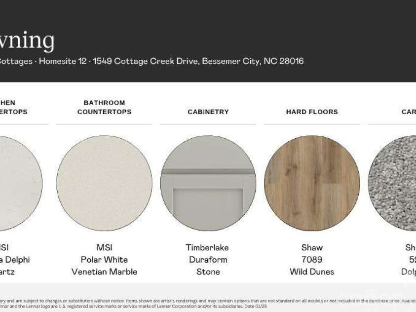 1549 Cottage Creek Drive, Bessemer City, NC 28016.  MLS# CAR4267409, YatesRealty ID 19772. Selections