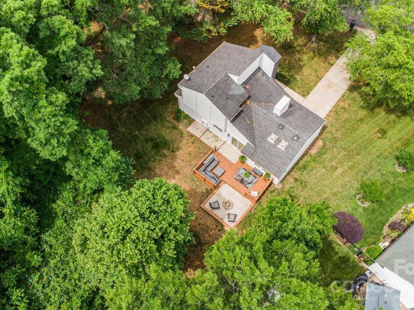 6824 Cortez Trail, Charlotte, NC 28227.  MLS# CAR4257515, YatesRealty ID 19778. Aerial View