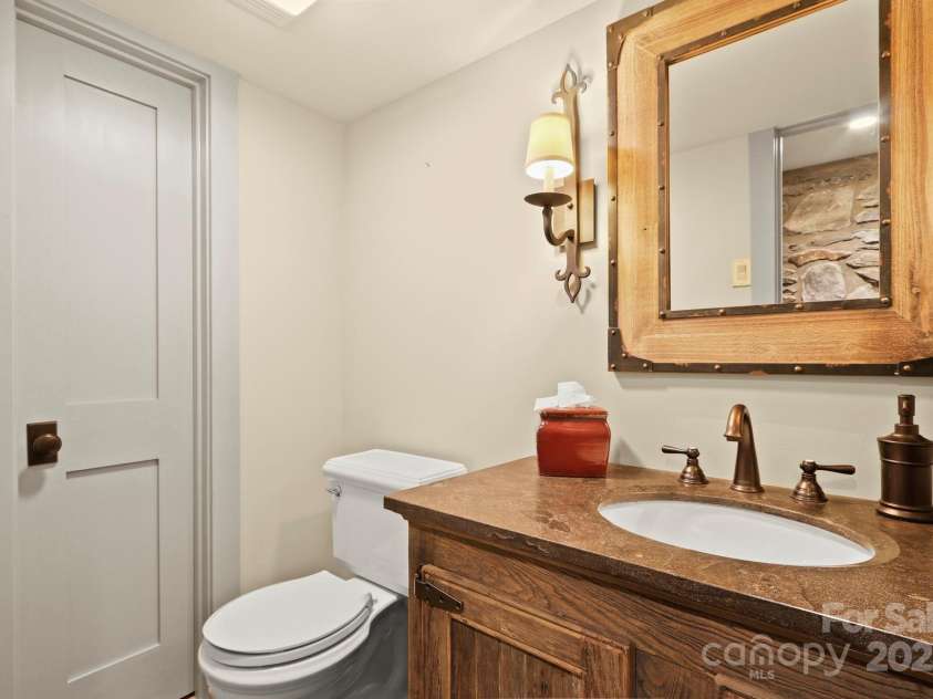 1245 Laurel Lane, Blowing Rock, NC 28605.  MLS# CAR4228582, YatesRealty ID 19780. Half Bath (Lower level).