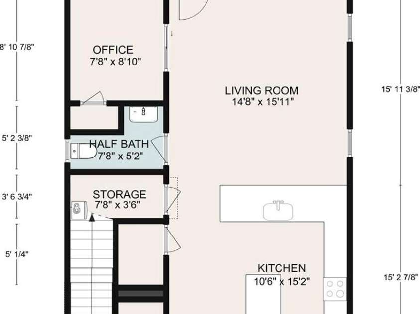 7 Acona Lane, Asheville, NC 28803.  MLS# CAR4377126, YatesRealty ID 19788. Main Level Floor plan