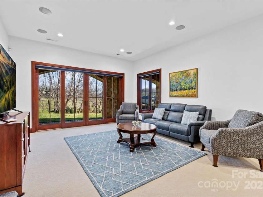 34 Foxbridge Way, Arden, NC 28704.  MLS# CAR4211081, YatesRealty ID 19791. Lower Family Room