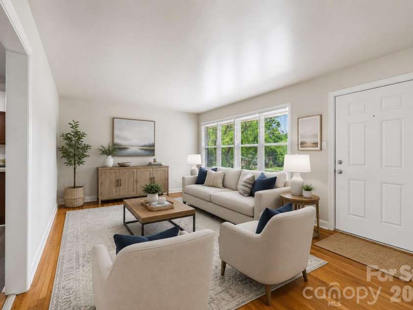 3935 Crestridge Drive, Charlotte, NC 28217.  MLS# CAR4378753, YatesRealty ID 19814. Virtually Staged.