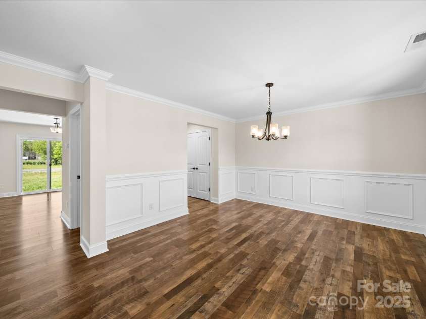 3012 Isle Lane, Monroe, NC 28110.  MLS# CAR4246920, YatesRealty ID 19822. Dining Room