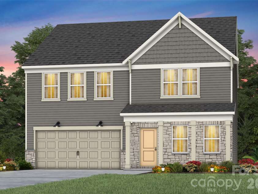 1589 Gossage Lane, Concord, NC 28027.  MLS# CAR4379757, YatesRealty ID 19828. Hampton Elevation CR103
