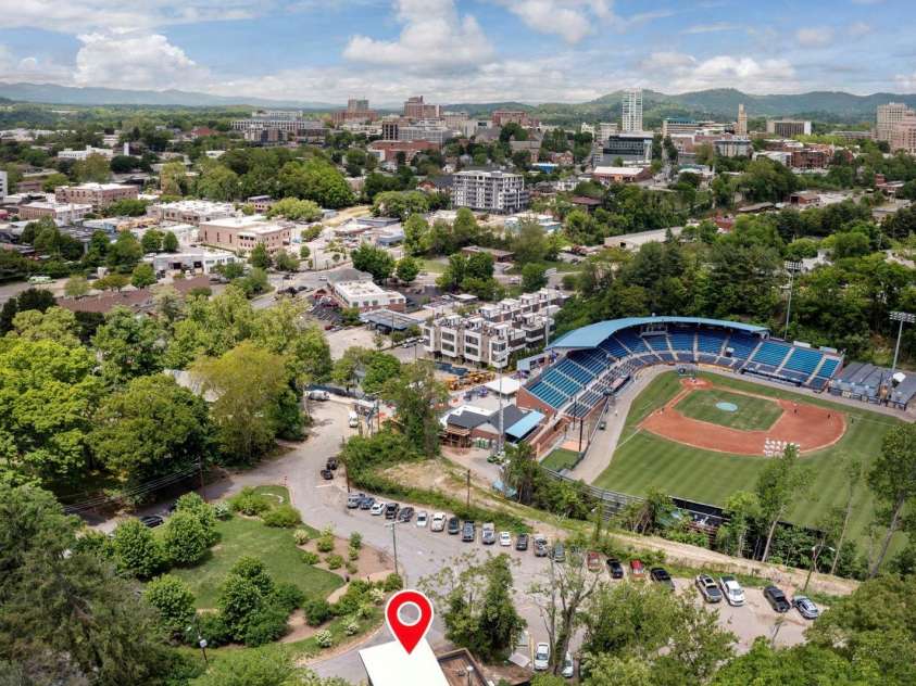 53 Buchanan Place, Asheville, NC 28801.  MLS# CAR4257148, YatesRealty ID 19830. View of McCormick Field/Asheville Tourists