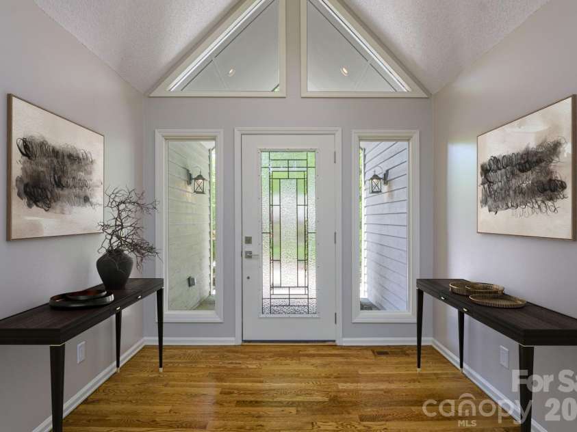 133 Forest View Drive, Flat Rock, NC 28731.  MLS# CAR4376626, YatesRealty ID 19839. Entry Foyer - Virtual Staging