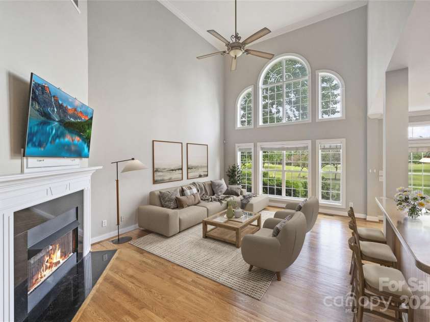 5940 Four Wood Drive, Matthews, NC 28104.  MLS# CAR4252079, YatesRealty ID 19844. 