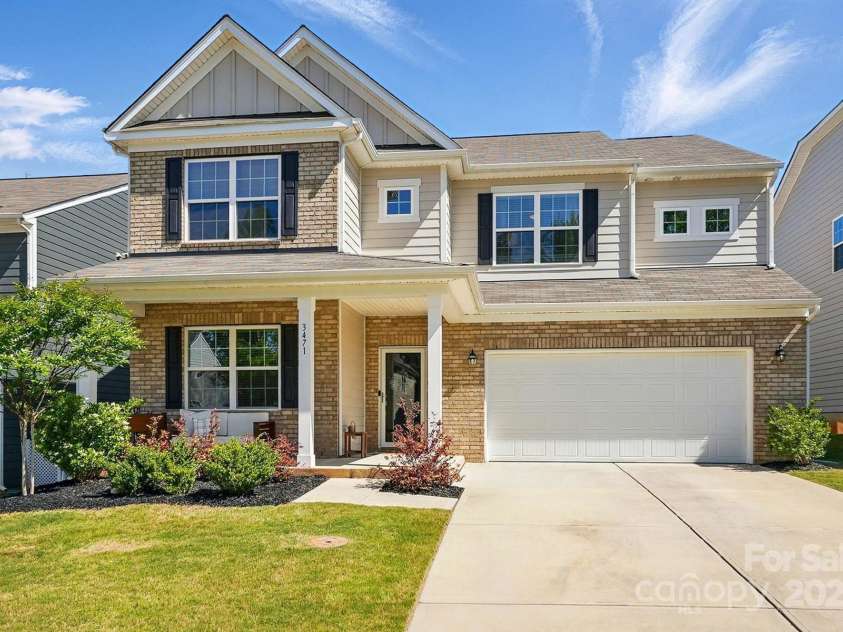 3471 Melwood Estates Drive, Denver, NC 28037.  MLS# CAR4264443, YatesRealty ID 19850. Front Elevation