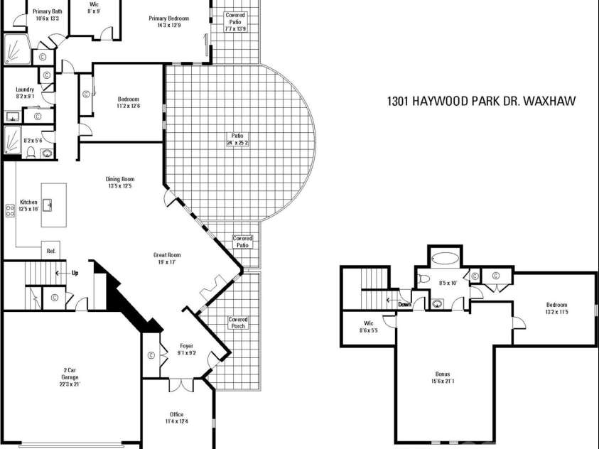 1301 Haywood Park Drive, Waxhaw, NC 28173.  MLS# CAR4298570, YatesRealty ID 19853. 