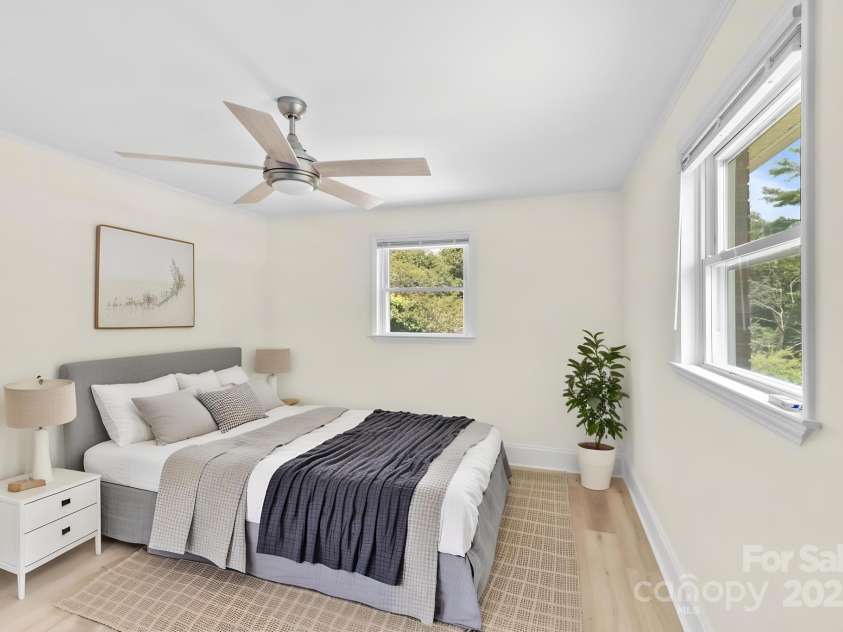 306 2nd Avenue Place, Conover, NC 28613.  MLS# CAR4270628, YatesRealty ID 19854. Virtually staged master bedroom
