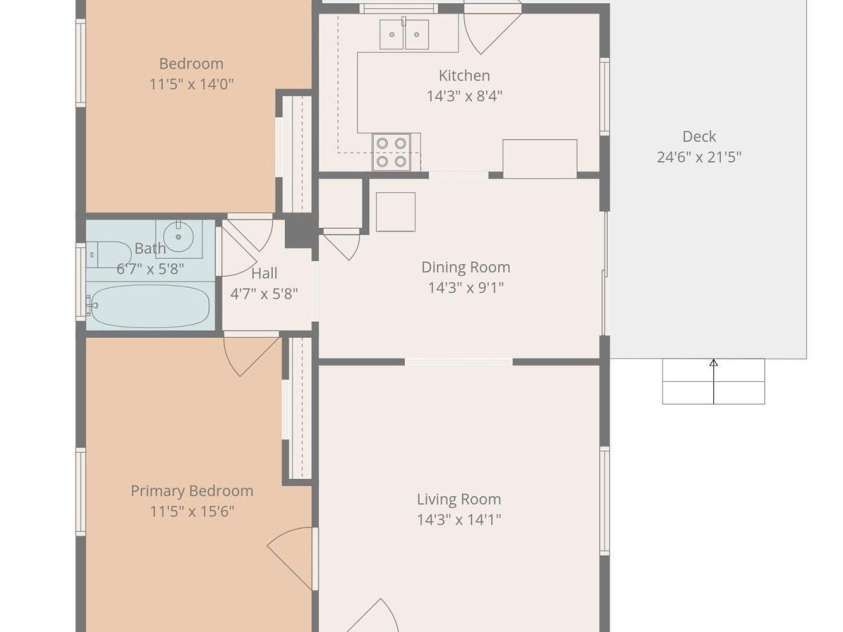 222 Glendale Avenue, Asheville, NC 28803.  MLS# CAR4307469, YatesRealty ID 19856. Floor Plan