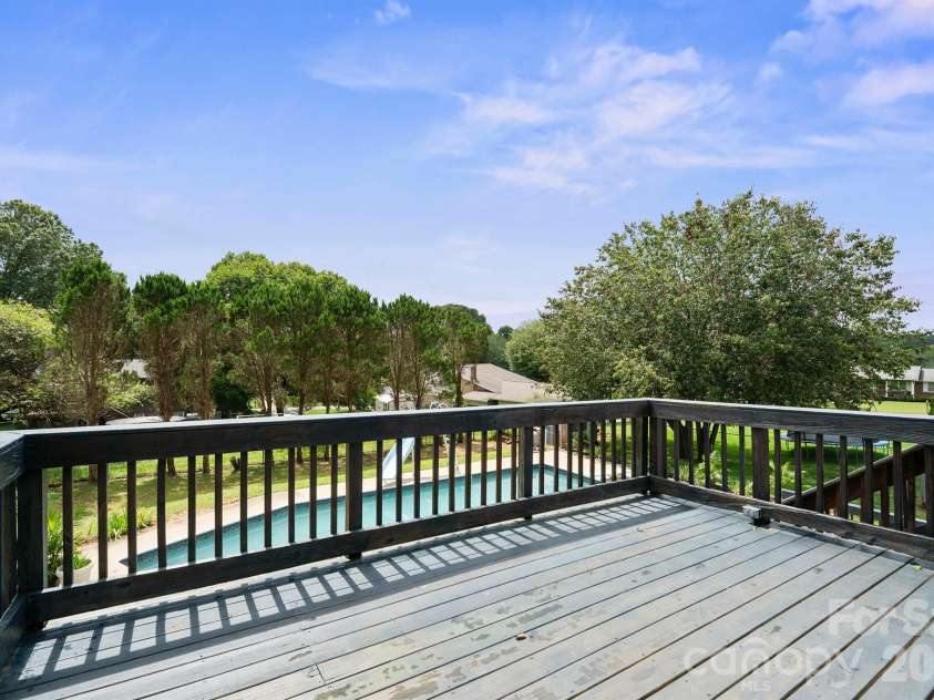 2310 24th Avenue, Hickory, NC 28601.  MLS# CAR4293562, YatesRealty ID 1986. Upper deck overlooking pool