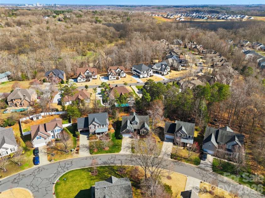 7135 Meyer Road, Fort Mill, SC 29715.  MLS# CAR4377464, YatesRealty ID 19864. Aerial view