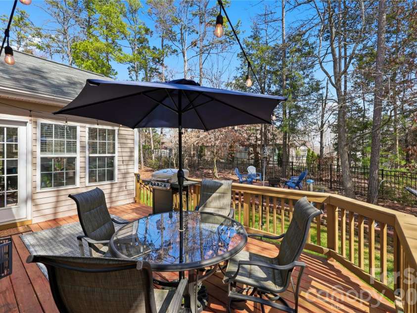 7135 Meyer Road, Fort Mill, SC 29715.  MLS# CAR4377464, YatesRealty ID 19864. Peaceful, over-sized deck.