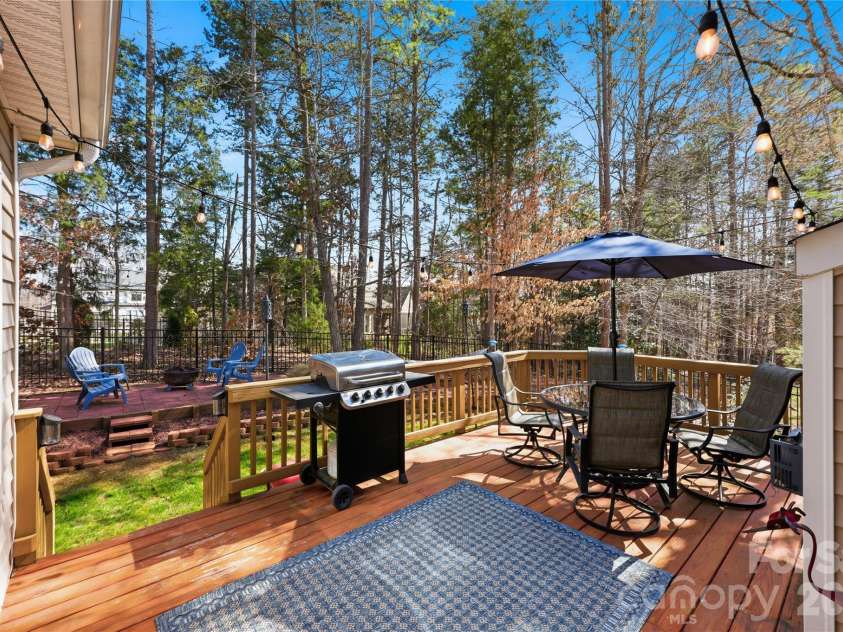 7135 Meyer Road, Fort Mill, SC 29715.  MLS# CAR4377464, YatesRealty ID 19864. Tiered and fenced backyard