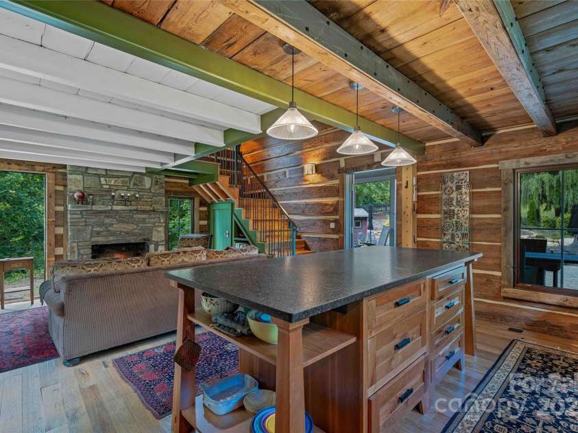 400 Kings Drive, Lake Lure, NC 28746.  MLS# CAR4264882, YatesRealty ID 19869. Hand crafted with a detailed eye this space is sure to please