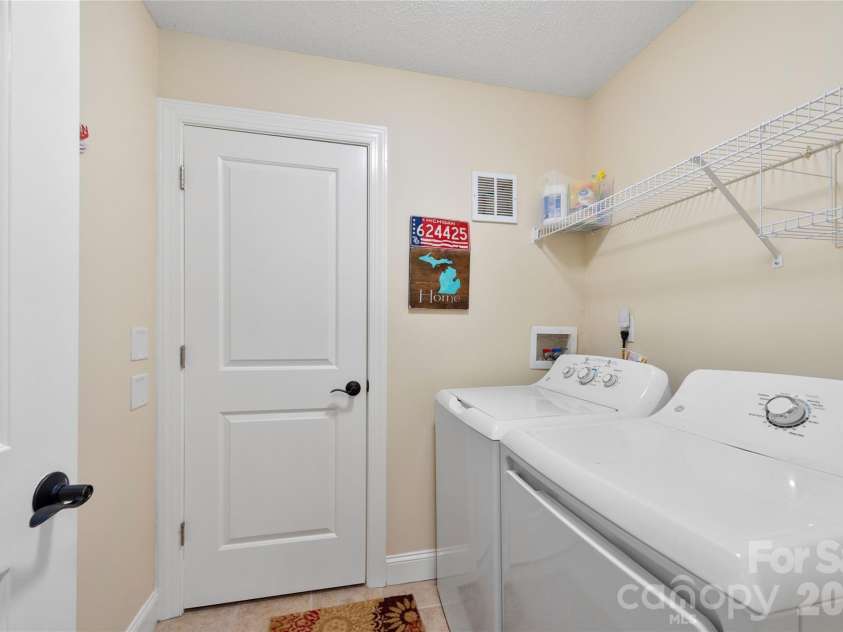 252 Wash Creek Drive, Hendersonville, NC 28739.  MLS# CAR4334994, YatesRealty ID 1987. Dedicated Laundry and Storage 