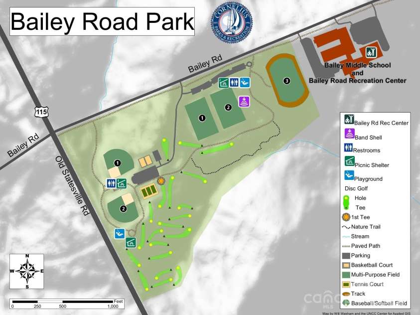 18023 Train Station Drive, Cornelius, NC 28031.  MLS# CAR4198417, YatesRealty ID 19875. Bailey Rd Park 6 minutes away