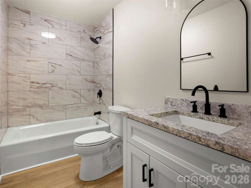 203 Crowfields Drive, Asheville, NC 28803.  MLS# CAR4378938, YatesRealty ID 19877. Second full bath