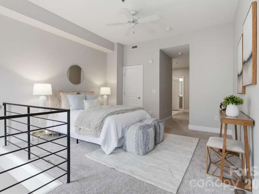 115 Park Avenue, Charlotte, NC 28203.  MLS# CAR4375422, YatesRealty ID 19883. Expansive primary suite with natural light. 