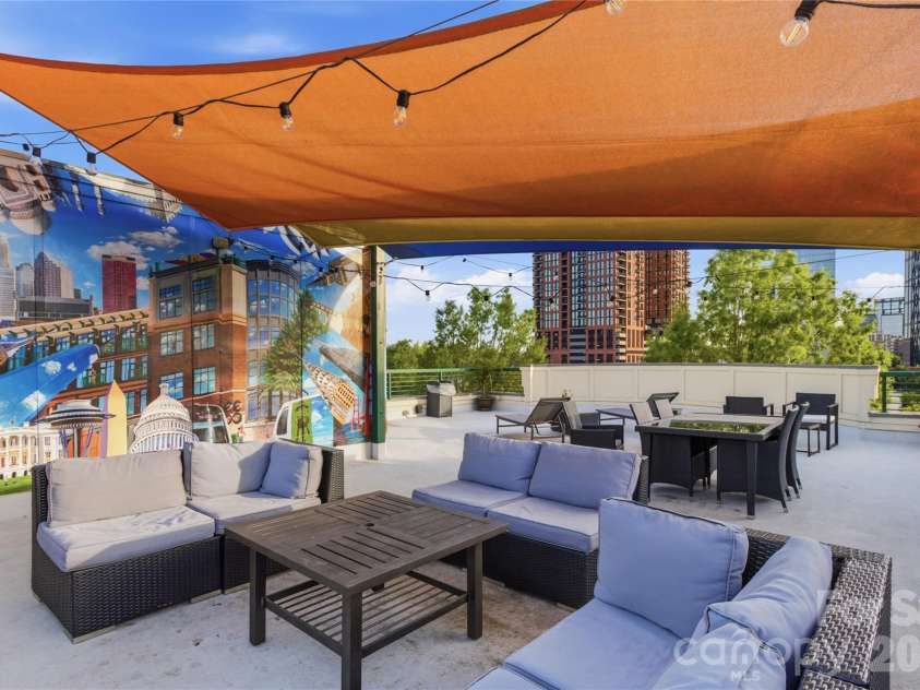 115 Park Avenue, Charlotte, NC 28203.  MLS# CAR4375422, YatesRealty ID 19883. Rooftop Terrace to host friends!