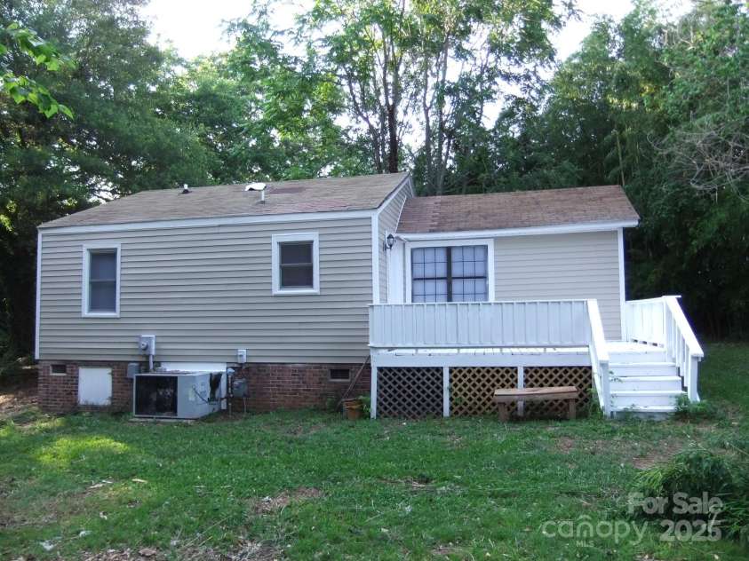 1629 & 1631 Harris Road, Fort Mill, SC 29708.  MLS# CAR4276684, YatesRealty ID 1989. Back of House- NEW Deck just added