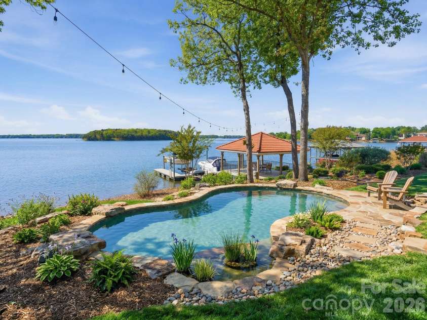 18103 Harbor Light Boulevard, Cornelius, NC 28031.  MLS# CAR4361515, YatesRealty ID 19890. Pool concept virtual rendering showcasing potential for enhanced outdoor living