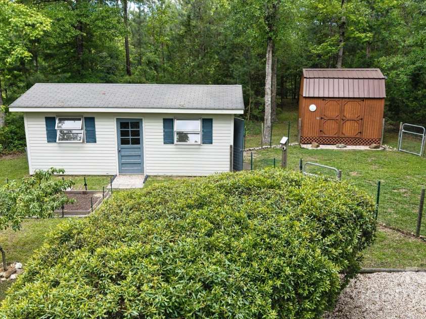 2618 Pineview Drive, Lancaster, SC 29720.  MLS# CAR4263845, YatesRealty ID 19900. 12'x24' wired storage building and separate 10'x12' shed