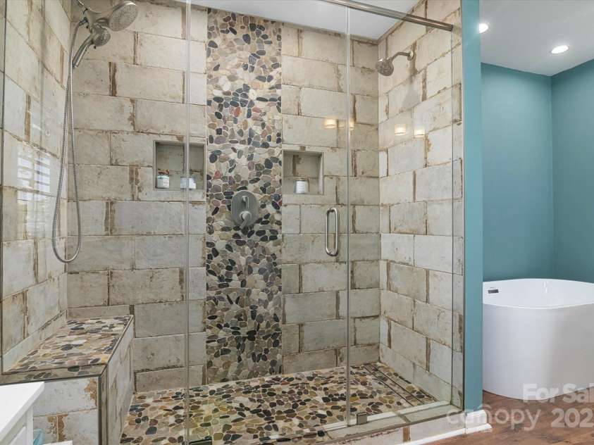 2618 Pineview Drive, Lancaster, SC 29720.  MLS# CAR4263845, YatesRealty ID 19900. Owner's suite with separate tub and shower