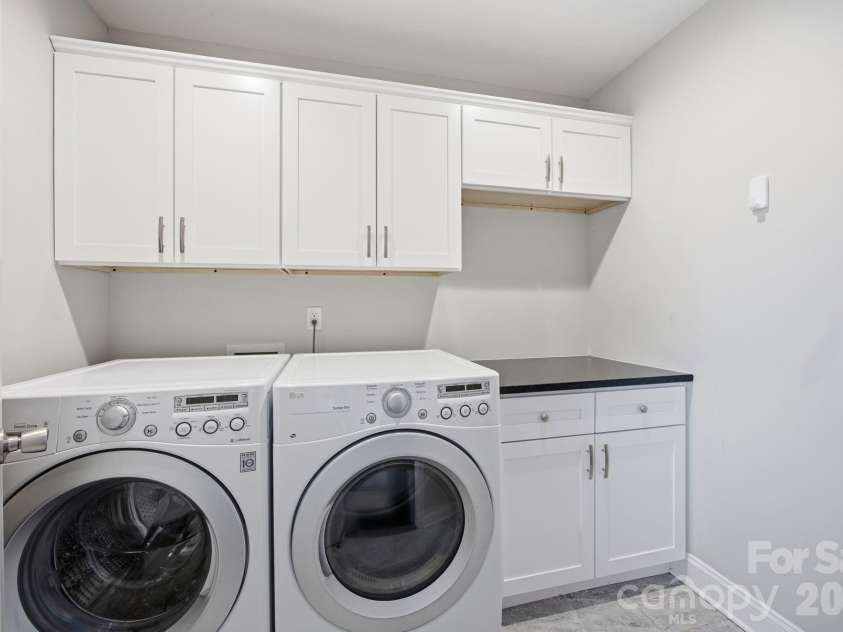 104 Sunset Drive, Rockwell, NC 28138.  MLS# CAR4373662, YatesRealty ID 19903. Laundry room