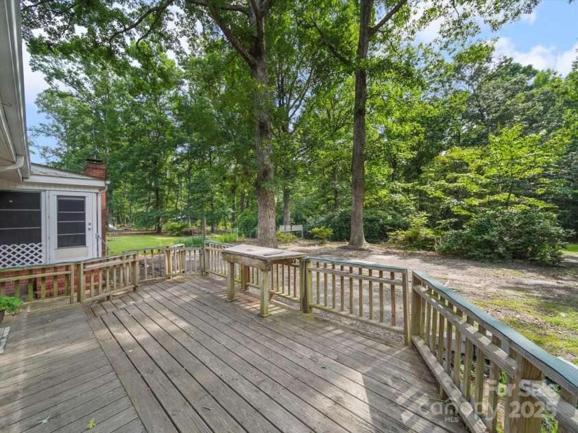 2831 Puetts Chapel Road, Bessemer City, NC 28016.  MLS# CAR4268907, YatesRealty ID 19907. Back deck