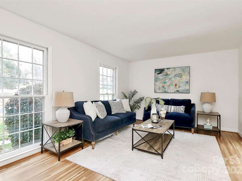 3828 Chandworth Road, Charlotte, NC 28210.  MLS# CAR4215813, YatesRealty ID 19909. Living Room -Windows Provide Natural Morning Light
