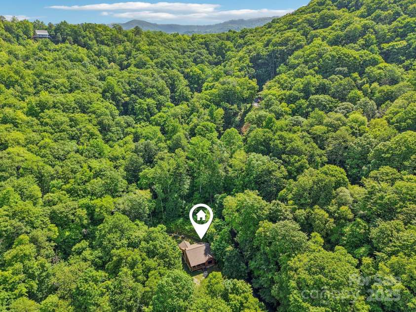 2171 Black Rock Road, Cherokee, NC 28719.  MLS# CAR4270256, YatesRealty ID 19928. Aerial