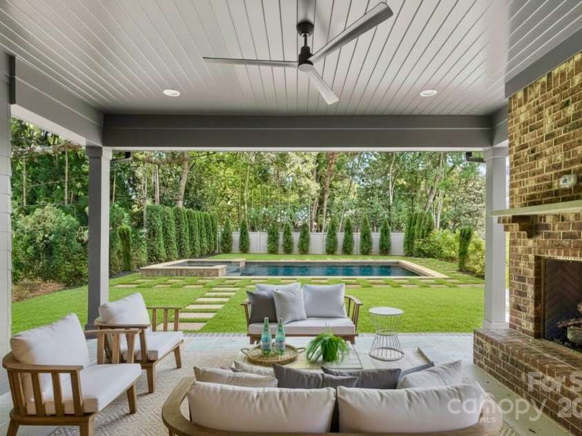 2921 Windsor Avenue, Charlotte, NC 28209.  MLS# CAR4268835, YatesRealty ID 1993. Virtual representation of 16'x32' pool. Inquire for pricing