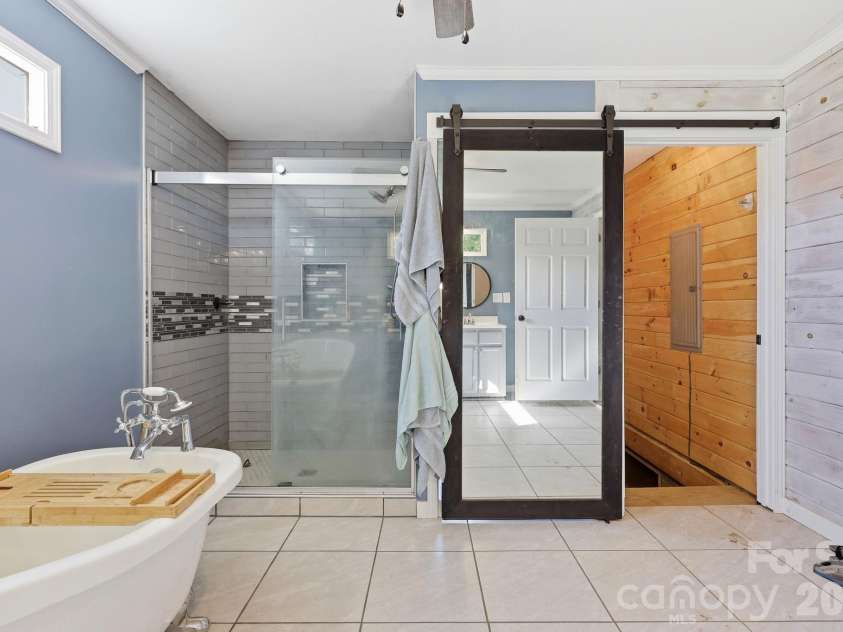 5054 Sugar Hill Road, Marion, NC 28752.  MLS# CAR4359799, YatesRealty ID 19956. Primary Bathroom