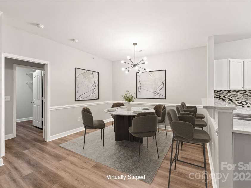 16344 Redstone Mountain Lane, Charlotte, NC 28277.  MLS# CAR4269073, YatesRealty ID 19967. Primary suite is just off living and dining area